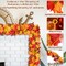 16 Pack Fall Maple Leaves Garland Fall Decorations 5.8ft/Pc Artificial Fall Garland(14.41 x 11.34 x 6.02 inches)